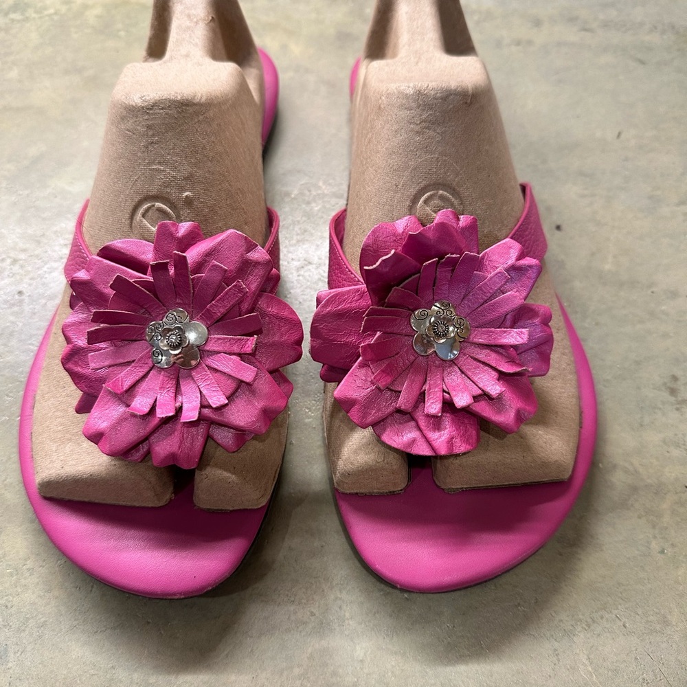 Brighton Pink Floral Women's Sandals